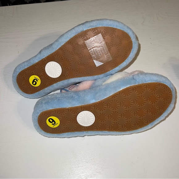 NWOT Ugg Yeah Fuzzy Slingback Slides - Picture 6 of 10